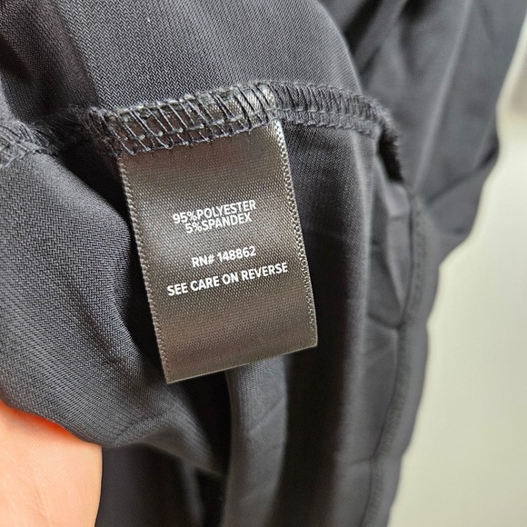 NEW Torrid At The Knee Studio Knit Collared Dress 6 6X Black Stretch NWT - Picture 9 of 10